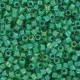 Toho Treasure beads 11/0 Inside-Color Luster Crystal/Spearmint-Lined TT-01-184